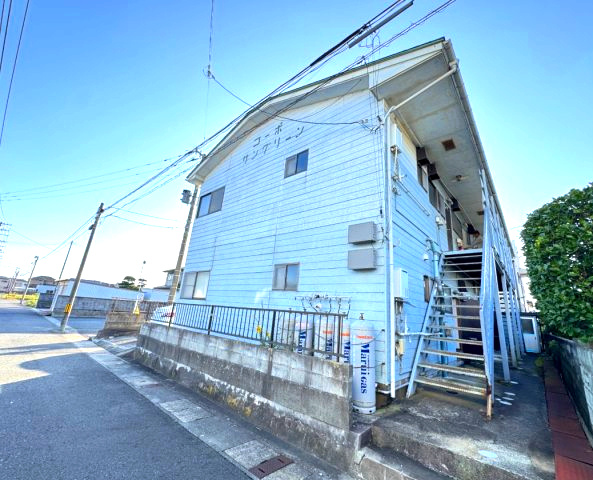 石巻市　1棟アパートの外観