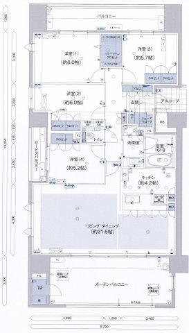 パークフロント香椎照葉WESTの間取り