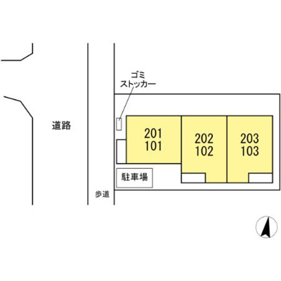 【区画図】 | アンジュール高島平Ⅱ