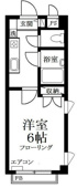 ２階、東南の角部屋