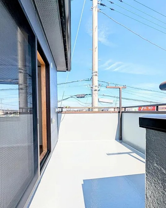 【中古】鶴ヶ島市新町リフォーム中古住宅のバルコニー|陽当り良好なバルコニーです！