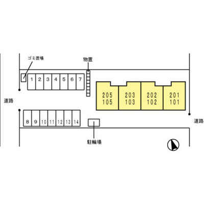 【区画図】 | ガーデン ローリエ