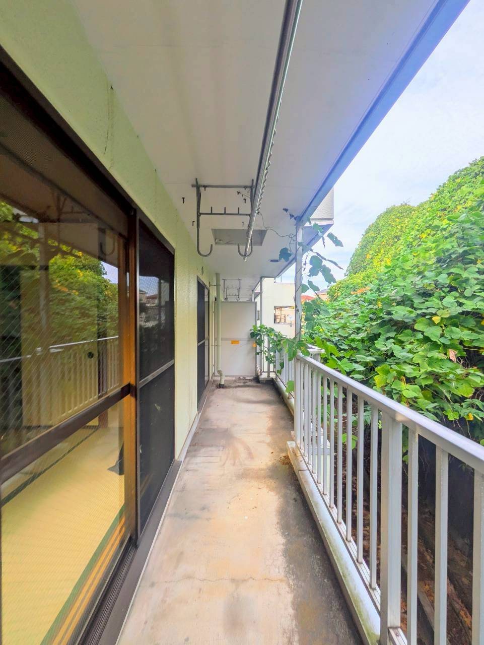 サンコート中里台パートⅠのバルコニー