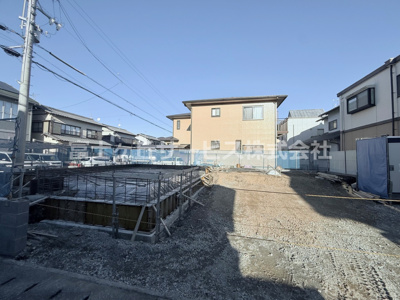 【外観】 | 静岡市清水区押切 新築一戸建て | 現在建築中の外観画像です。ご内覧は同じメーカーの完成物件へご案内いたしますので、いつでもご相談ください！