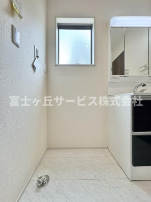 【ランドリースペース】 | 静岡市清水区三保 新築一戸建て 2号棟 | 洗濯機置き場です