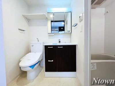 【独立洗面台】 | エステムコート名古屋新栄Ⅱアリーナ | 独立洗面台で身支度をすべて済ませてしまいましょう