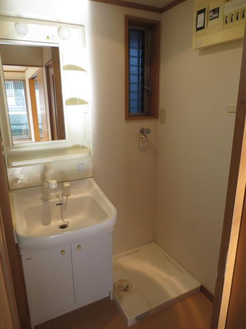 ルナージュ弐番館の洗面所