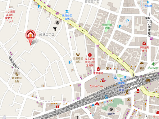 ラ・フィーユマルナンＢの地図