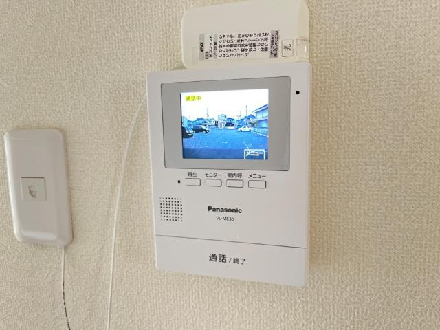 パレスさくらＢの内装|カメラ付インターホン