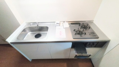 ガスコンロ2口設置済★