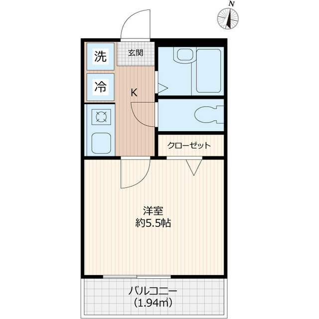 グランフェリオ横浜元町の間取り