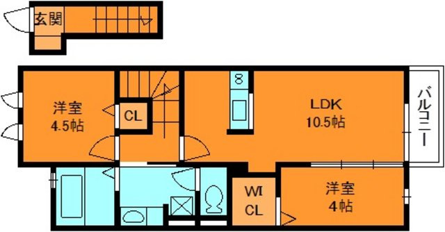 ミランジュエルの間取り