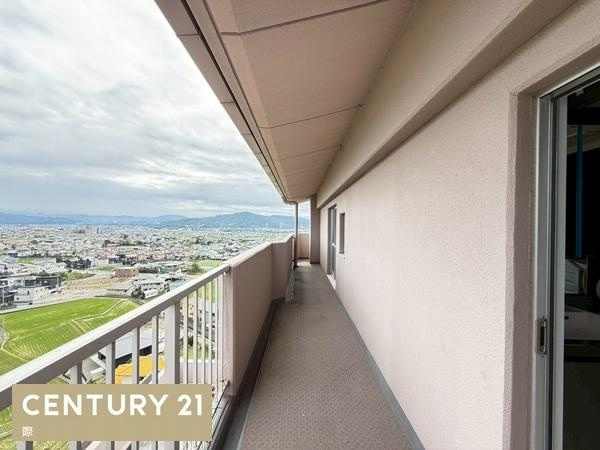 サンライズマンション岩出８のバルコニー