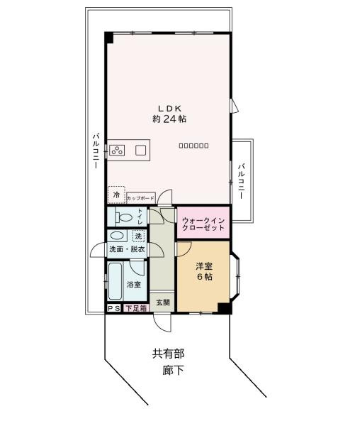 サンライズマンション岩出８の間取り