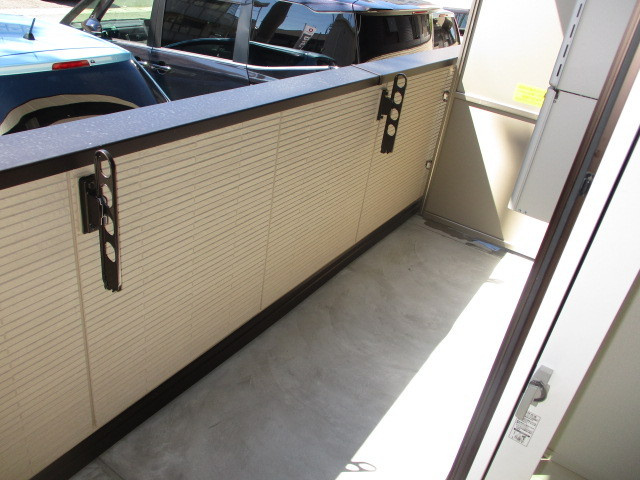 モンヴィラージュ2のバルコニー