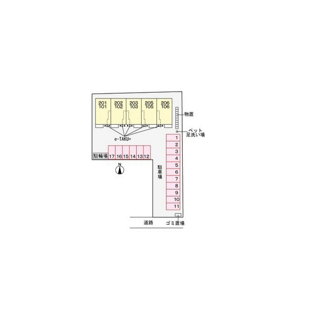 ＨａＬｕ（ハル）の駐車場