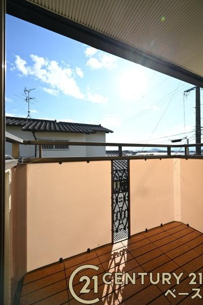 桜井市大福　一戸建のバルコニー|■現地撮影写真■日当たりのよいバルコニー！