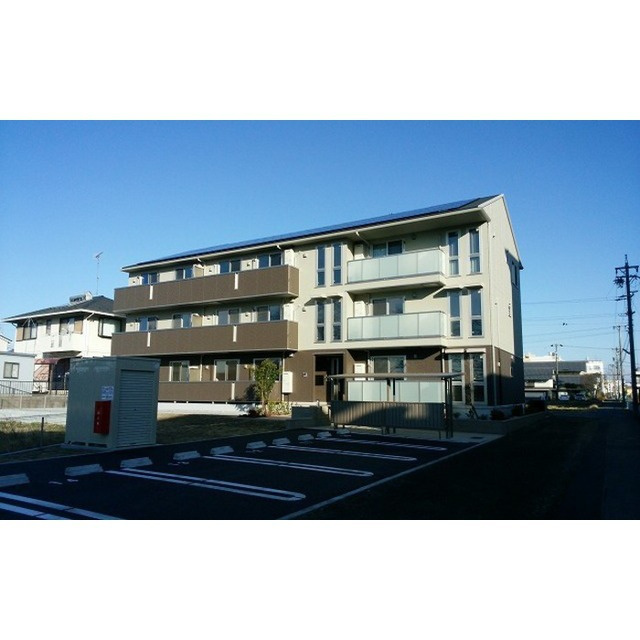 瑞穂市別府のアパートの外観