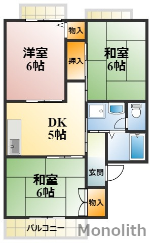 ガーデンパレス宮下の間取り