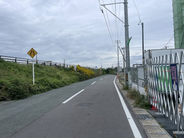 東根市神町西【建売】の前面道路含む現地写真|前面道路