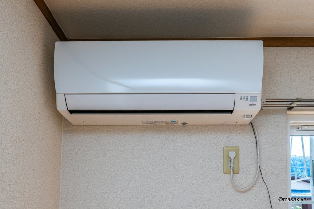 セピアコート若穂の設備|エアコン
室内写真は同じ建物内の2DKタイプの物です。参考にご覧下さい