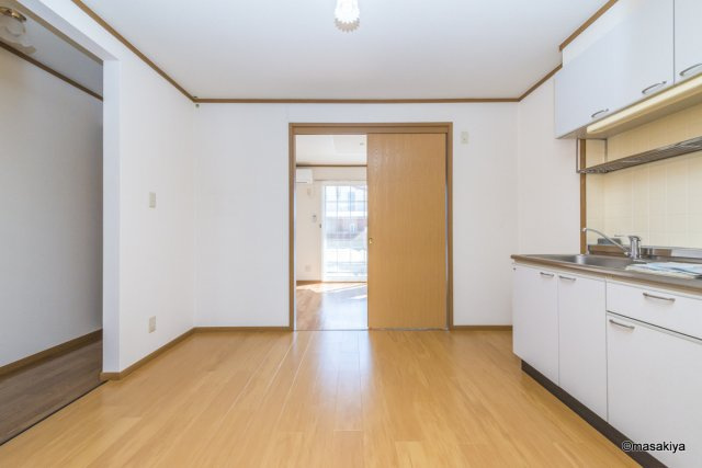 セピアコート若穂のキッチン|室内写真は同じ建物内の2DKタイプの物です。参考にご覧下さい