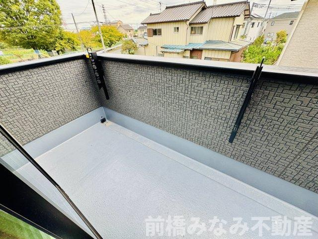 高崎市新保田中町24-1期　３号棟(全３棟)　リナージュ　新築建売分譲のバルコニー|陽当たり良好なバルコニーです