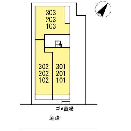 ディーアヴニールの区画図