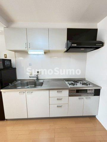 明石市朝霧北町のアパートのキッチン|キッチンです