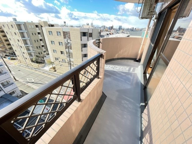 サンピアⅡのバルコニー