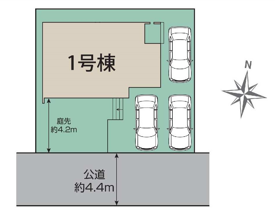 【横浜市瀬谷区東野82-2新築戸建て】★仲介手数料無料★（二つ橋小学校・東野中学校）の区画図
