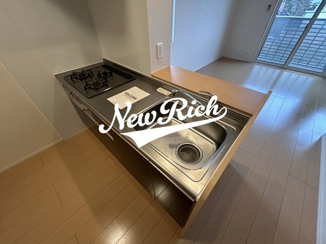 伊勢崎市豊城町のアパートのキッチン