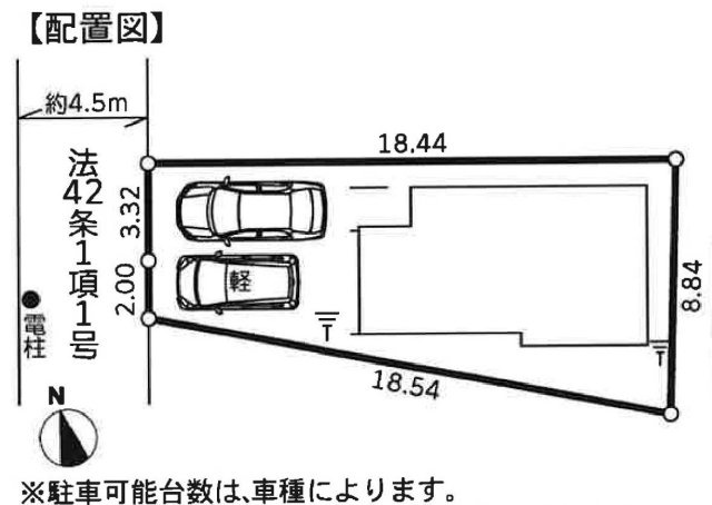 【横浜市旭区白根6丁目58-15新築戸建て】★仲介手数料無料★（不動丸小学校・鶴ヶ峰中学校）の区画図