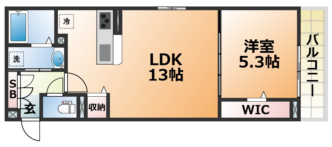 Euphoria籠池通の間取り