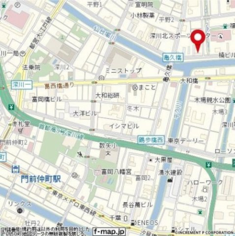 プレール・ドゥーク清澄白河の地図