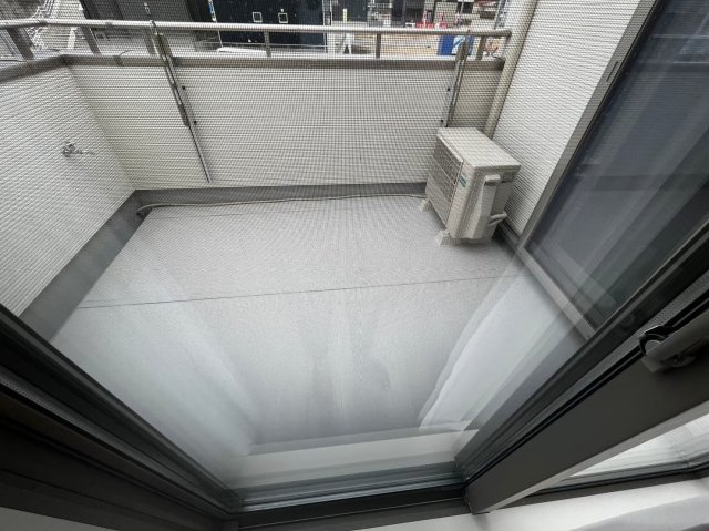 菊池郡大津町引水／５号棟のバルコニー