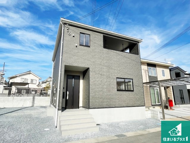 西脇市小坂町　第4期　新築一戸建ての外観|周辺は落ち着いた街並みの住宅地！子育てがしやすい住環境です！まだ未完成ですが、現地でしかわからない事もございます。是非一度ご覧ください。