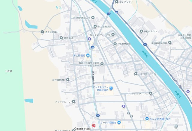 西脇市小坂町　第4期　新築一戸建ての地図