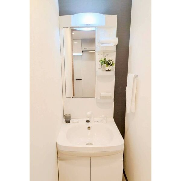 ジアコスモ江戸堀パークフロントの洗面所|洗面所です