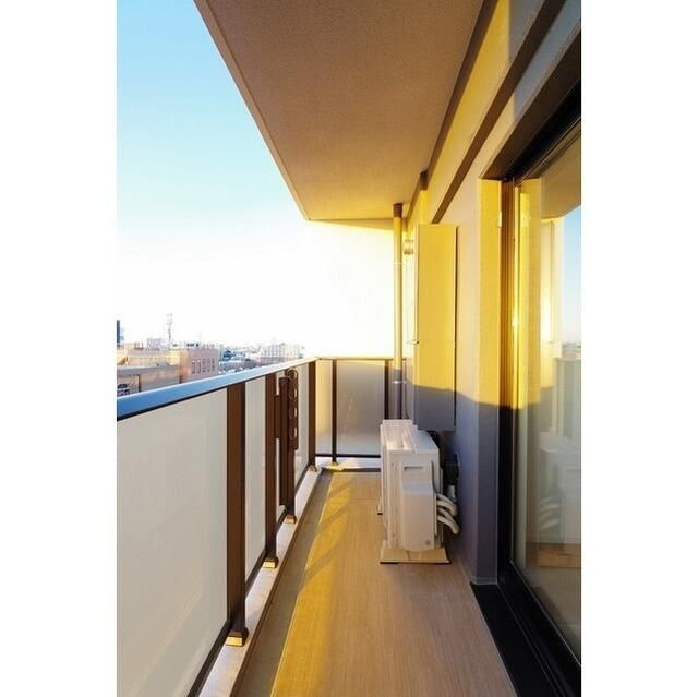 ラティエラ板橋のバルコニー