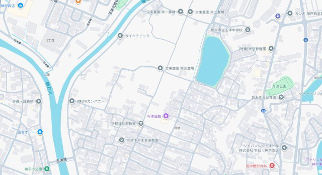 神戸市西区玉津町今津　第25-1期　新築一戸建ての地図