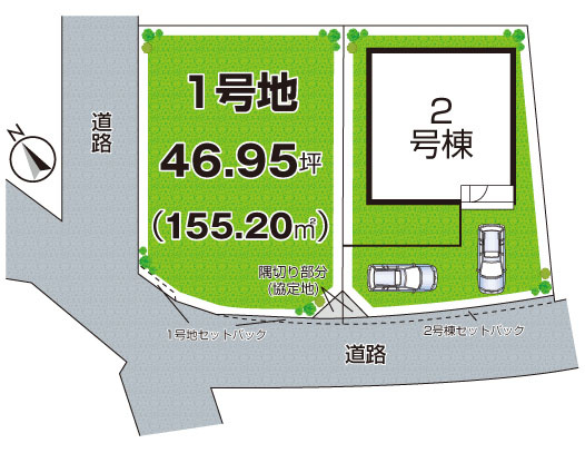 神戸市西区玉津町今津　第25-1期　新築一戸建ての区画図|全2区画