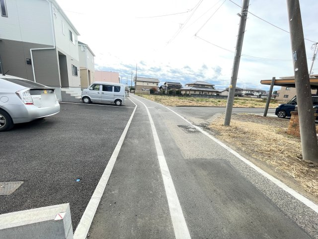 新築戸建・新築建売　太田市新田木崎町第10　木崎小・木崎中の前面道路含む現地写真