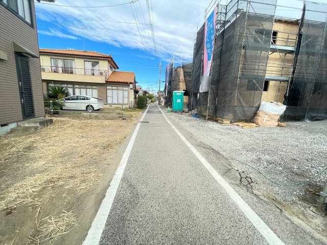新築戸建・新築建売　太田市新田木崎町第10　木崎小・木崎中の前面道路含む現地写真