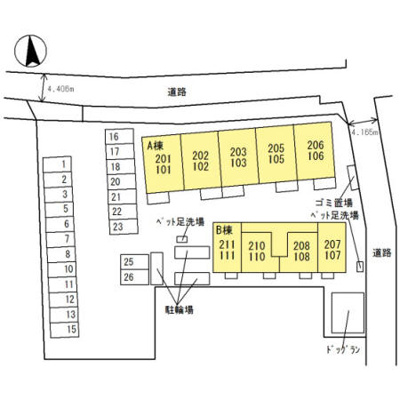 【区画図】 | ミル・クレール アネックス　A棟