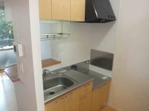 熊本市中央区井川淵町のアパートのキッチン