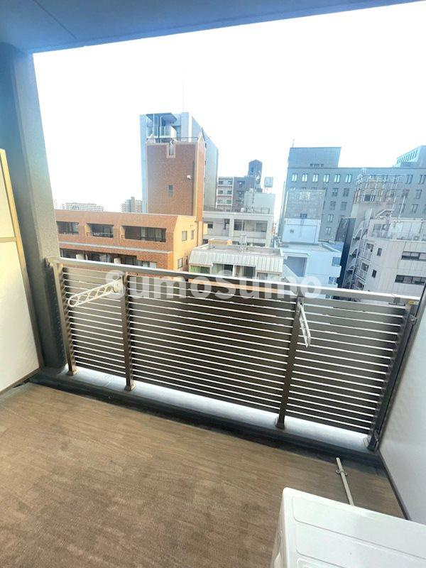 プレサンス三宮ポルトのバルコニー