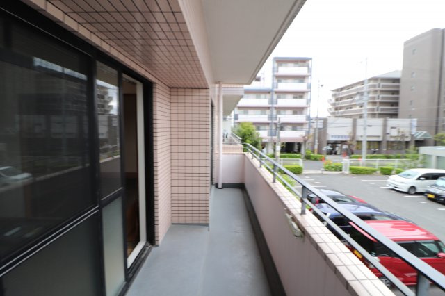 ミューズコートのバルコニー