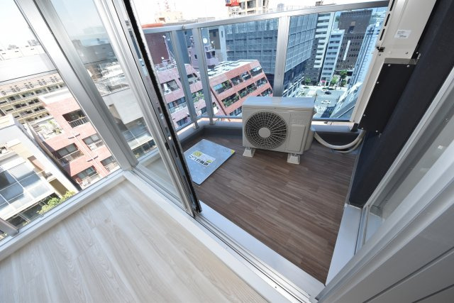 Gスタイル天満橋のバルコニー