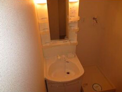 【洗面所】 | フォンティーヌ | 広い洗面スペース